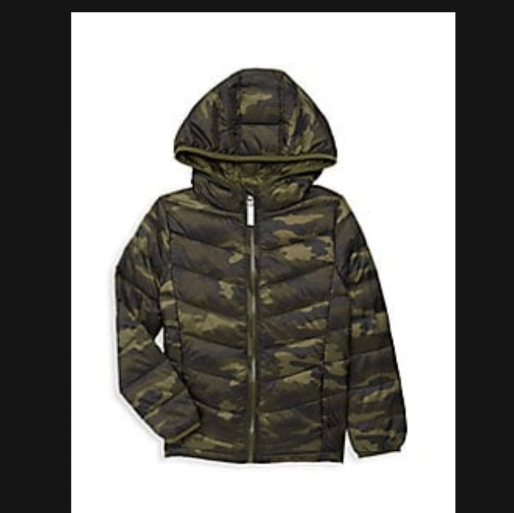 Kids Camouflage Hooded Jacket